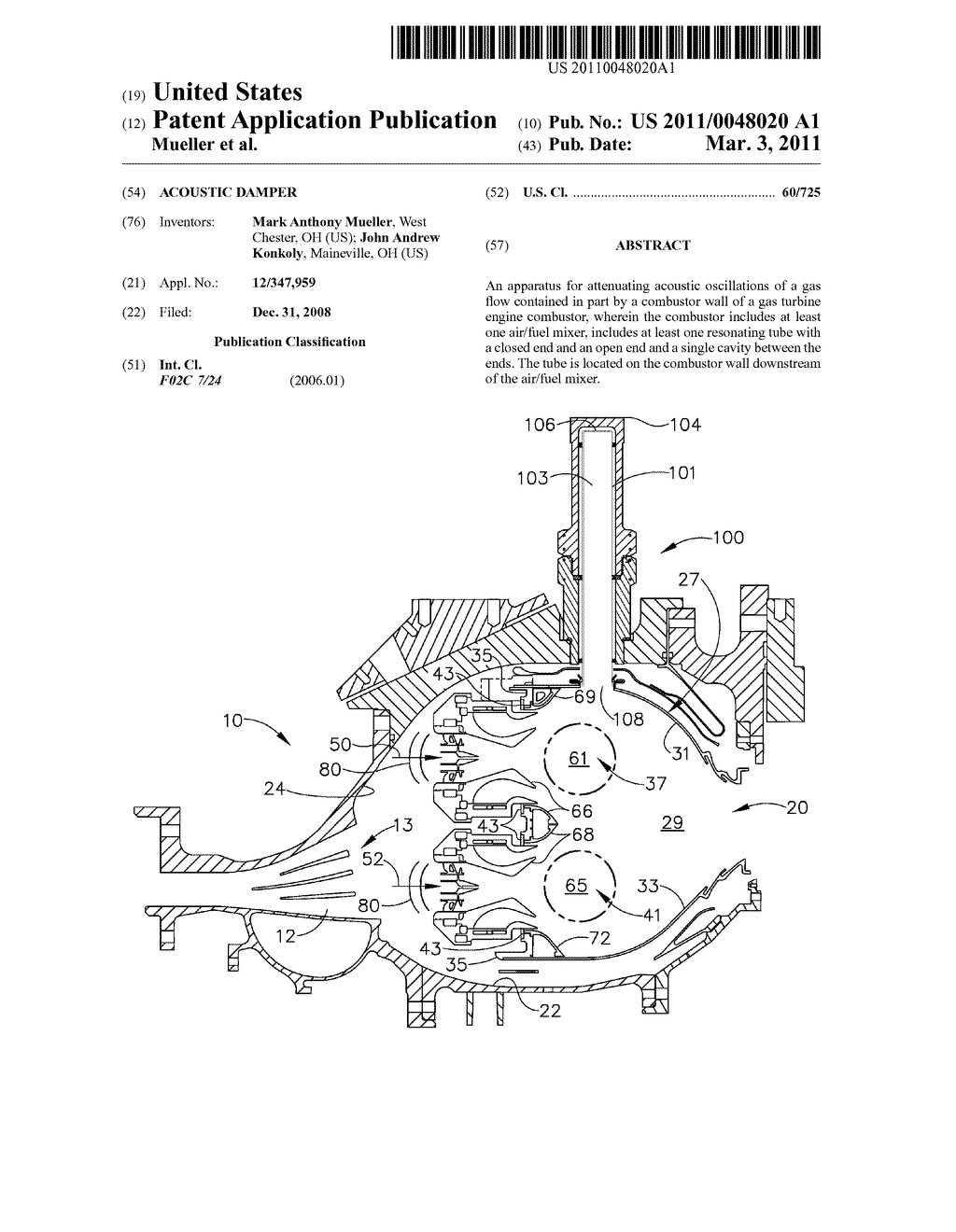 ACOUSTIC DAMPER - diagram, schematic, and image 01