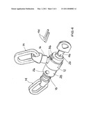 LOOP LOCK HAVING OFFSET CYLINDER AXIS diagram and image