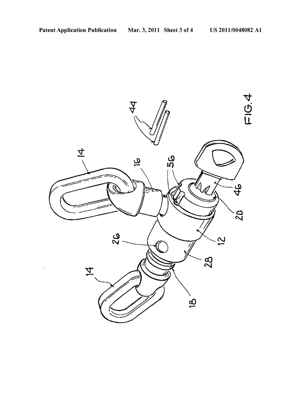 LOOP LOCK HAVING OFFSET CYLINDER AXIS - diagram, schematic, and image 04