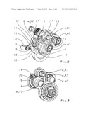 ACTUATING ASSEMBLY FOR A CENTRALLY SYNCRONISED DUAL-CLUTCH TRANSMISSION diagram and image