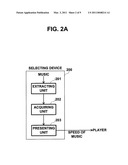 SELECTING DEVICE, SELECTING METHOD, AND INFORMATION RECORDING MEDIUM diagram and image