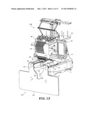 SEWING MACHINE PROVIDED WITH AUXILIARY TABLE diagram and image