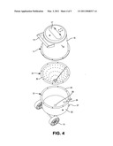 Portable, compact, food seasoning replenishment system diagram and image