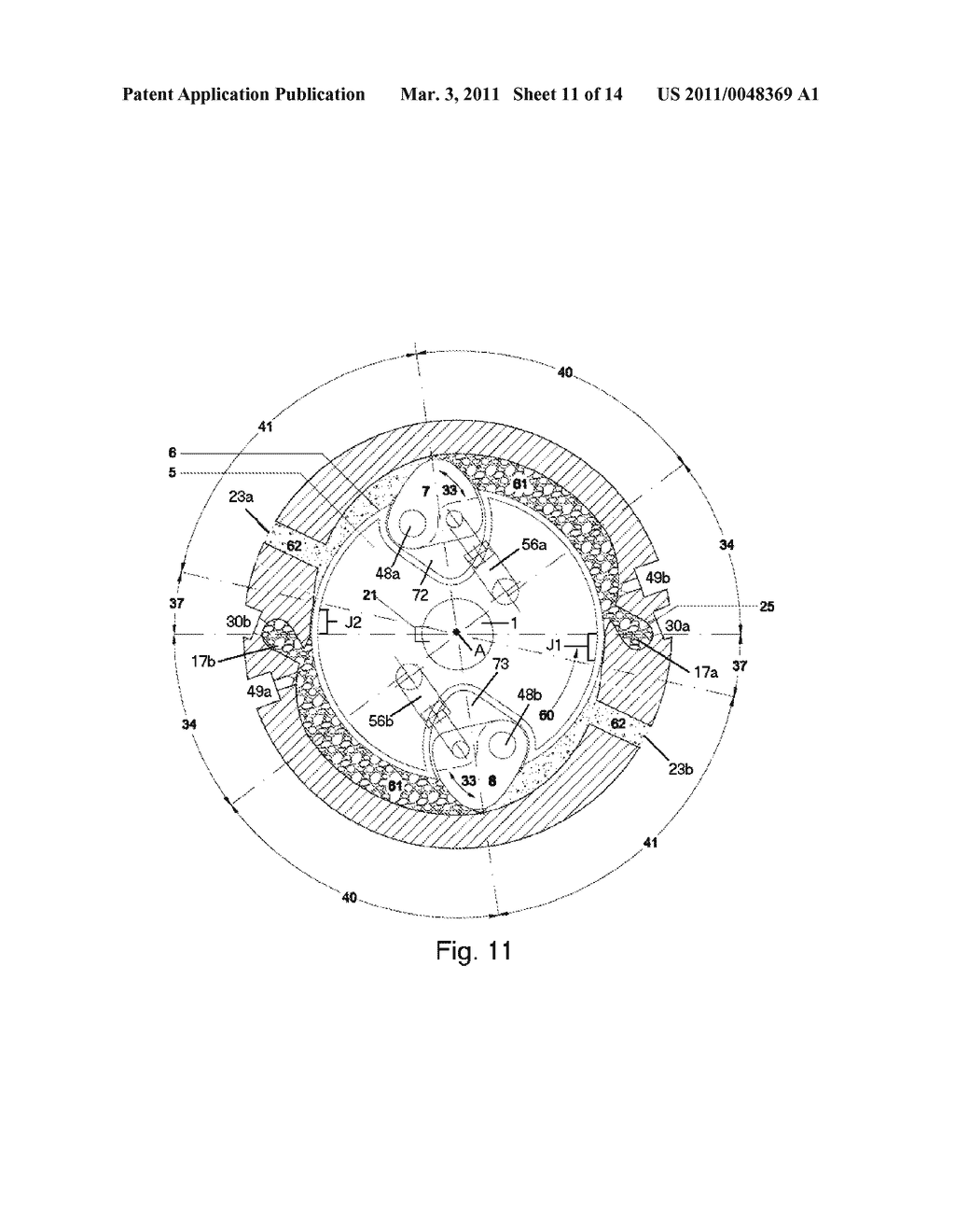 Combination Piston and Variable Blade Turbine Internal Combustion Engine - diagram, schematic, and image 12