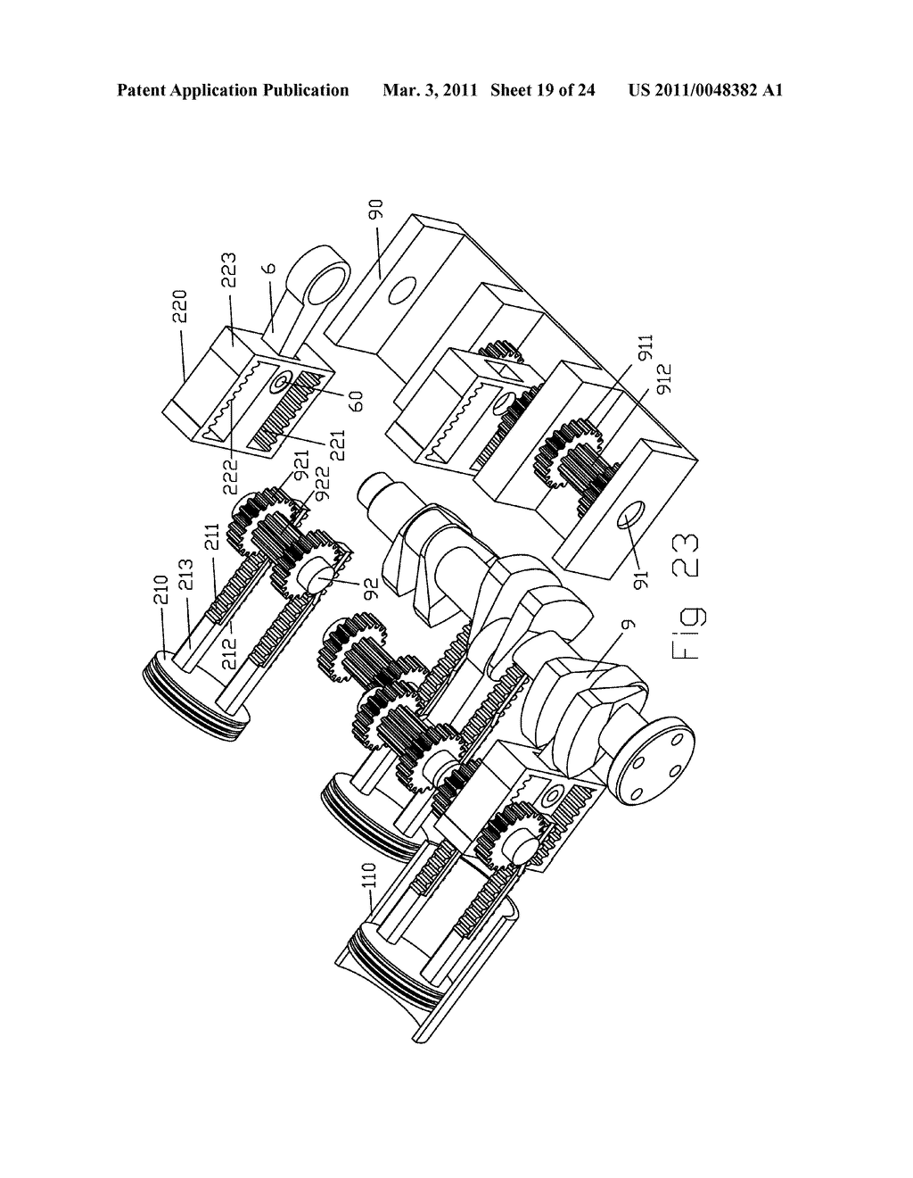 RACK GEAR VARIABLE COMPRESSION RATIO ENGINES - diagram, schematic, and image 20