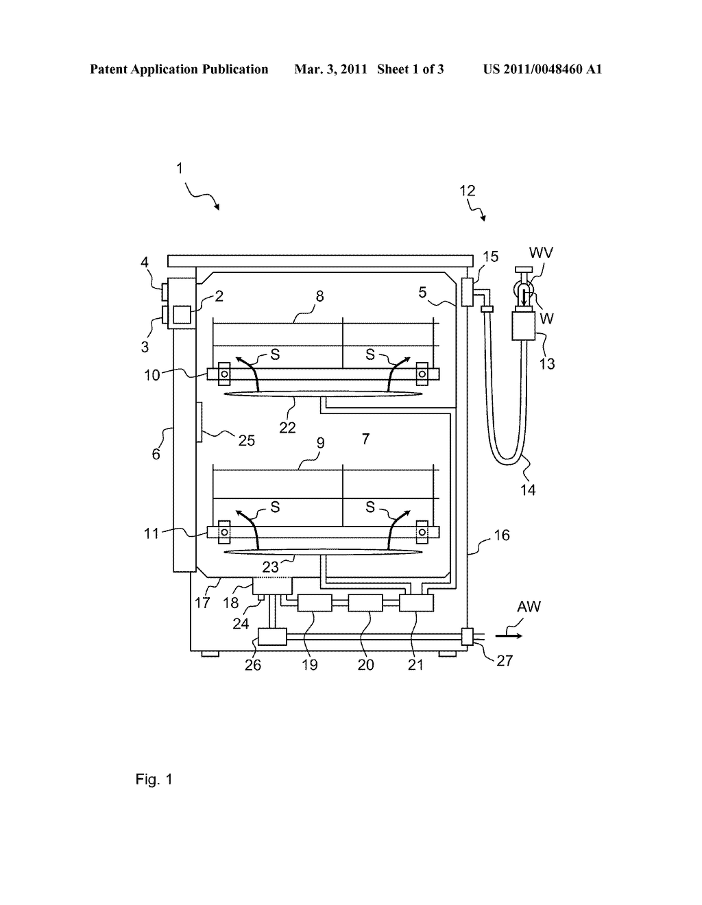 DISHWASHER AND APPROPRIATE CONTROL METHOD - diagram, schematic, and image 02