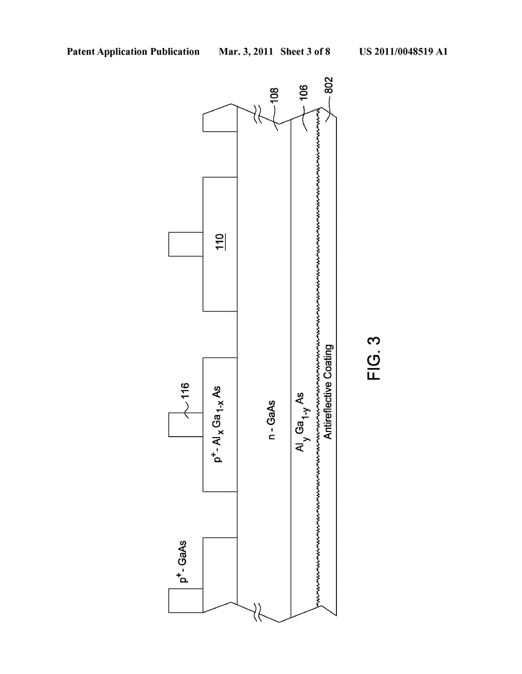 PHOTOVOLTAIC DEVICE WITH INCREASED LIGHT TRAPPING - diagram, schematic, and image 04