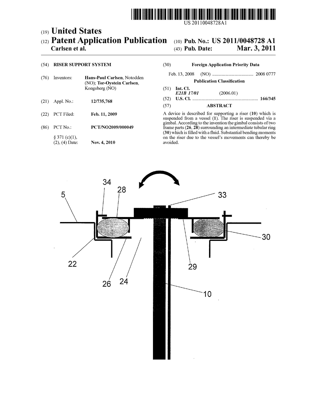 RISER SUPPORT SYSTEM - diagram, schematic, and image 01