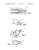 Noise attenuator for a hydraulic fluid pipe, item comprising this attenuator, pipe comprising this item and method of assembly diagram and image