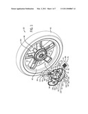 Stroller Brake diagram and image