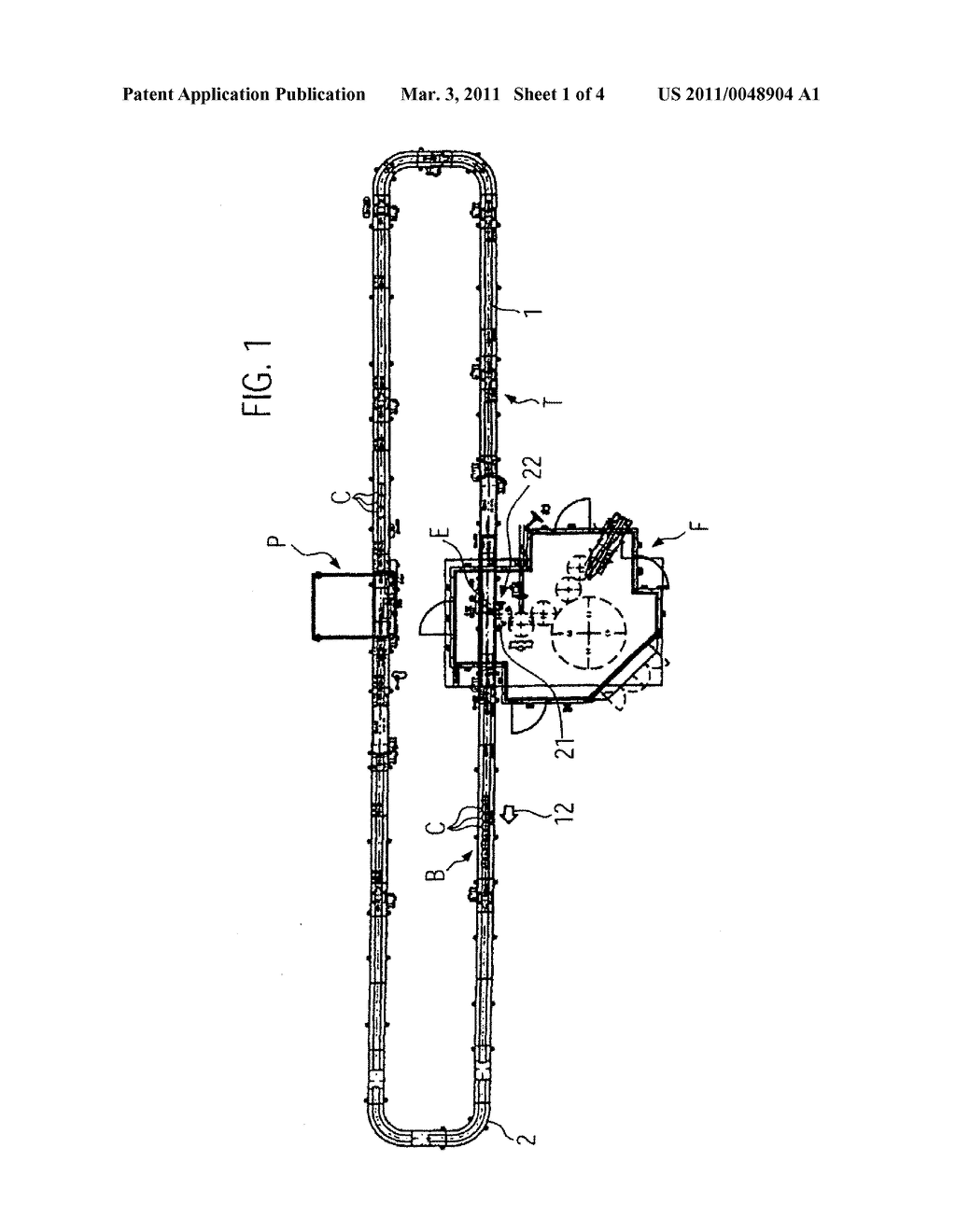 CARRIER AND METHOD FOR TRANSPORTING A CONTAINER - diagram, schematic, and image 02