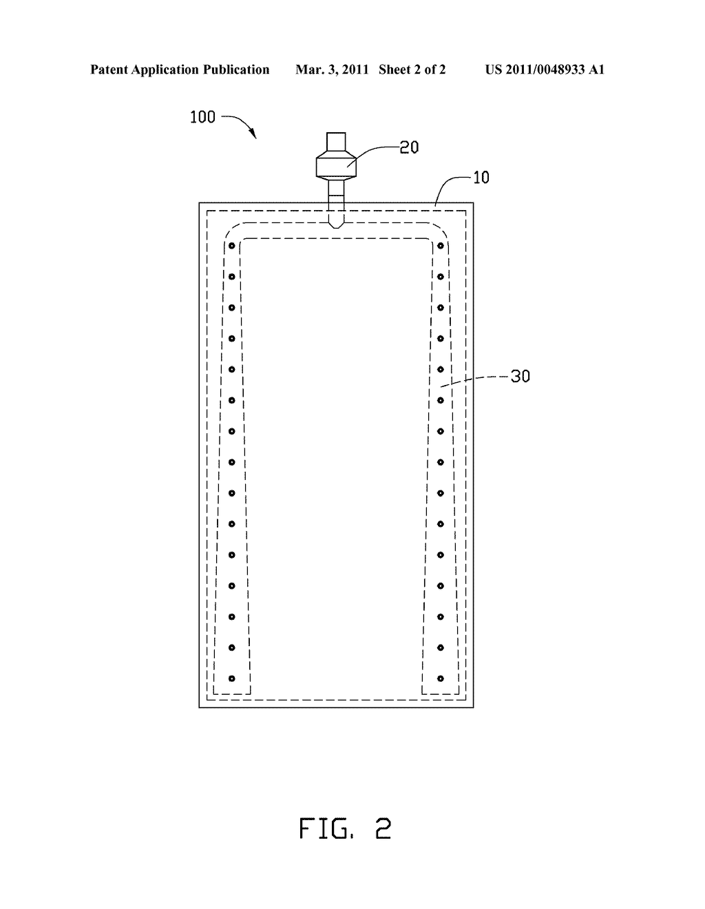 GAS-INPUTTING DEVICE FOR VACUUM SPUTTERING APPARATUS - diagram, schematic, and image 03