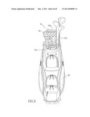 HEIGHT ADJUSTABLE TOP FRAME FOR GOLF BAG diagram and image