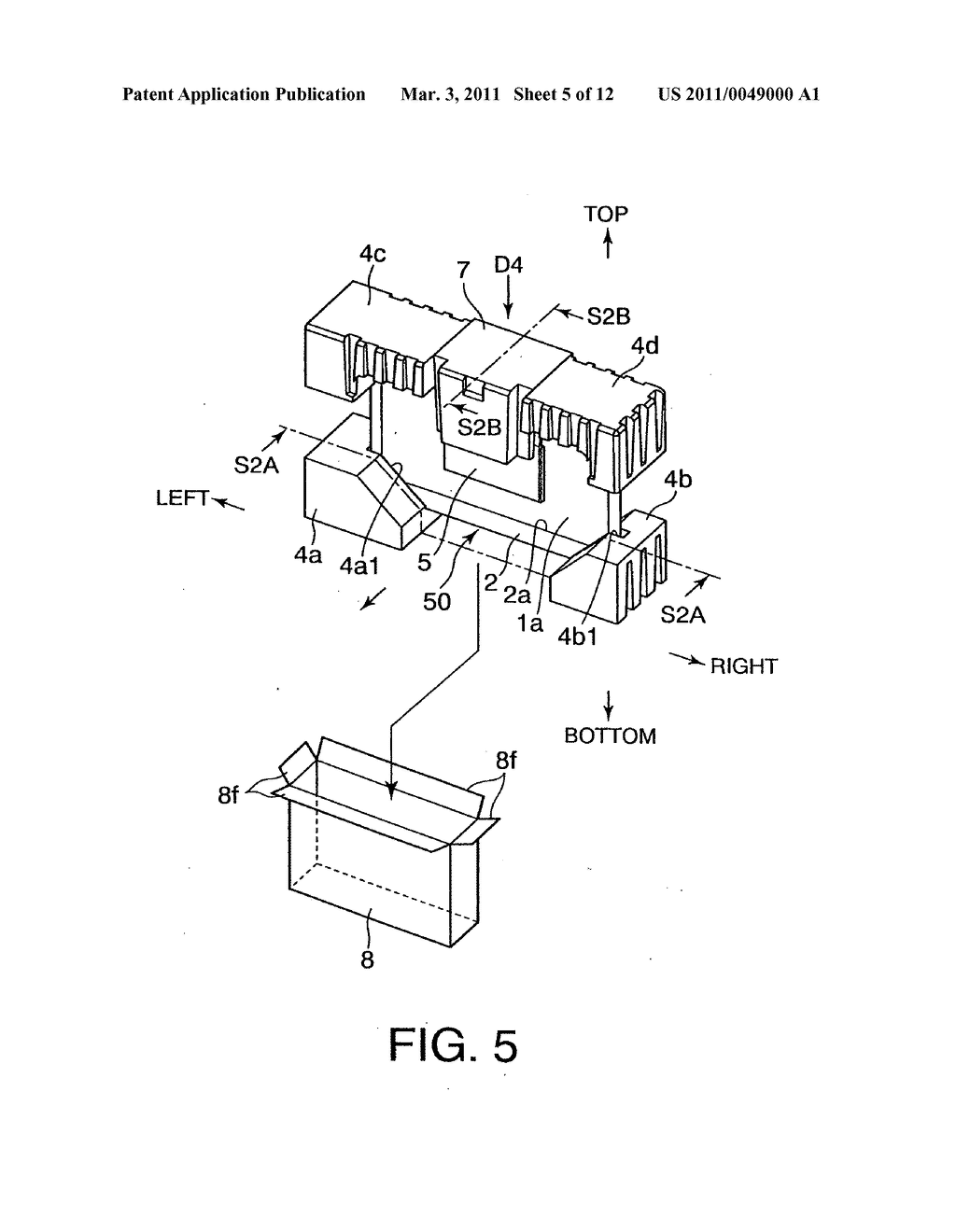 Package structure for thin display apparatus and method of packing thin display apparatus - diagram, schematic, and image 06