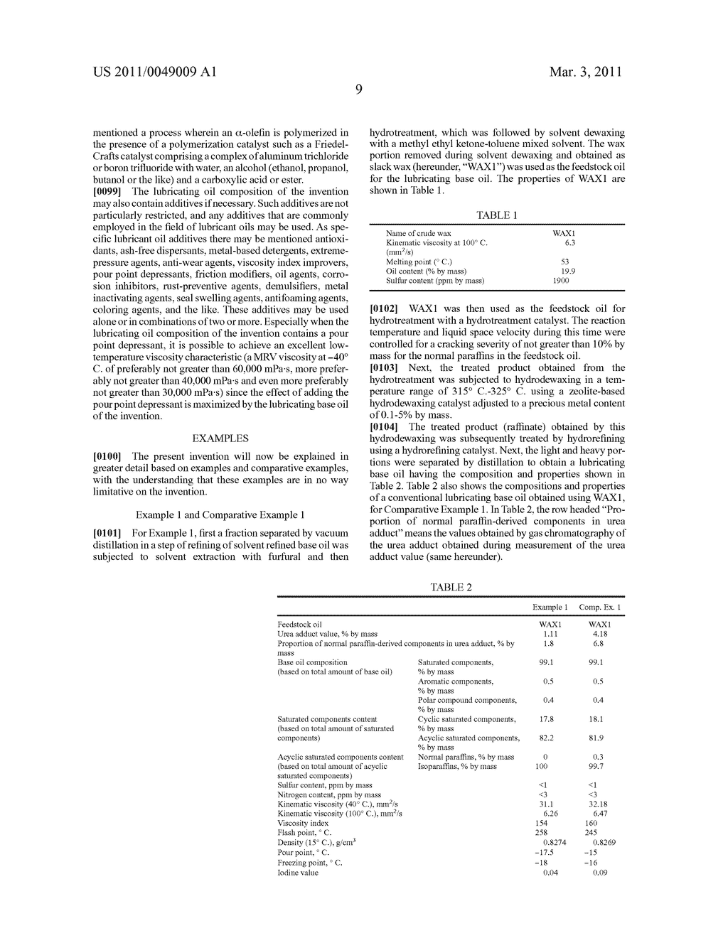 LUBRICANT BASE OIL, METHOD FOR PRODUCTION THEREOF, AND LUBRICANT OIL COMPOSITION - diagram, schematic, and image 10