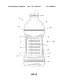 Dome Shaped Hot-Fill Container diagram and image