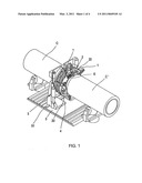 ORBITAL CARRIER COMPRISING AT LEAST TWO COMPONENTS IN THE FORM OF SEGMENTS OF A CIRCLE ABLE TO BE CONNECTED TOGETHER; DEVICE FOR BUTT-WELDING PIPES TO FORM A PIPELINE COMPRISING SUCH AN ORBITAL CARRIER diagram and image