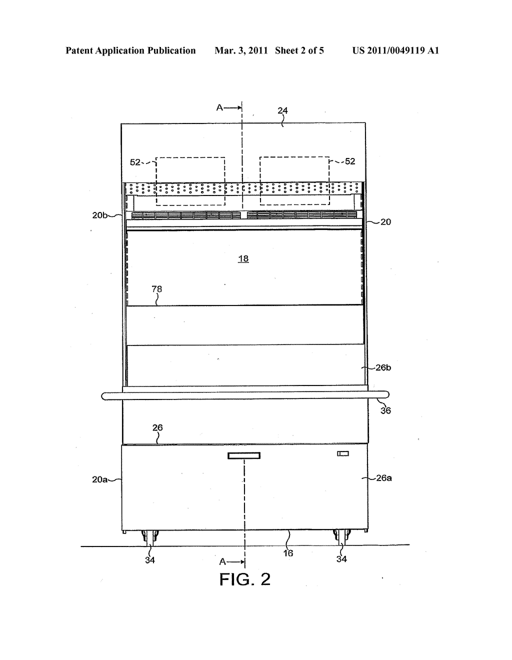 Method of Storing and Displaying Heated Food - diagram, schematic, and image 03