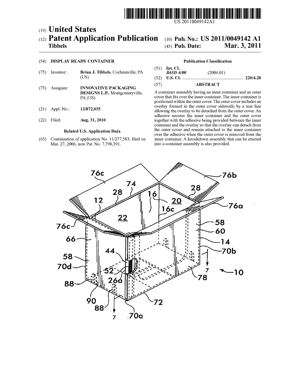 DISPLAY READY CONTAINER - diagram, schematic, and image 01