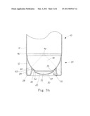 Supportable Pressurizable Container having a Bottom for Receiving a Dip Tube and Base Cup Therefor diagram and image