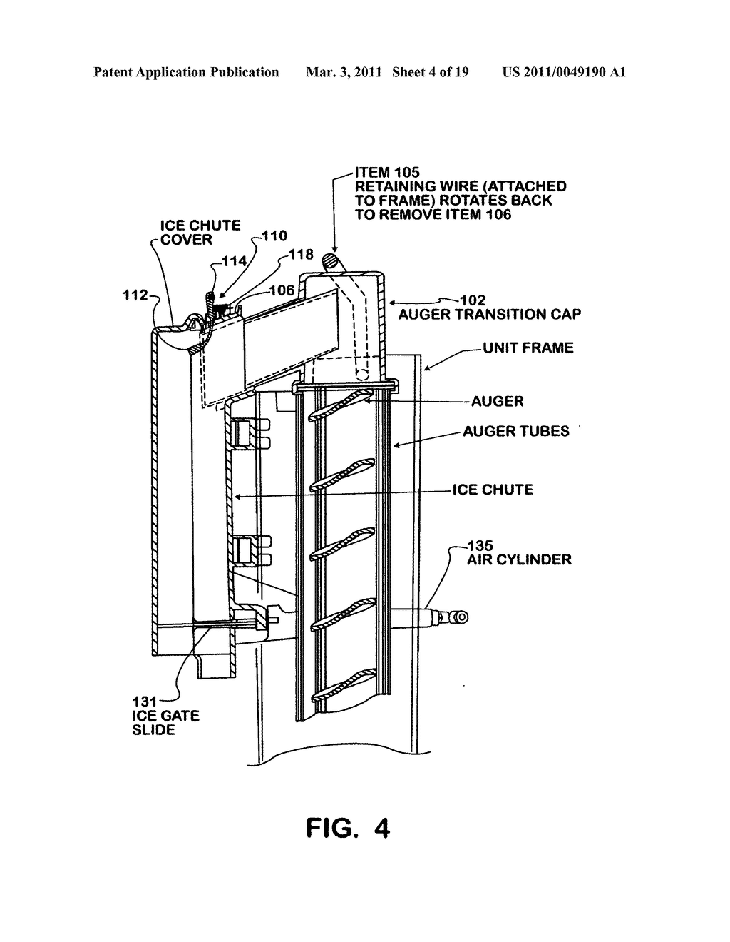 Undercounter ice dispenser - diagram, schematic, and image 05