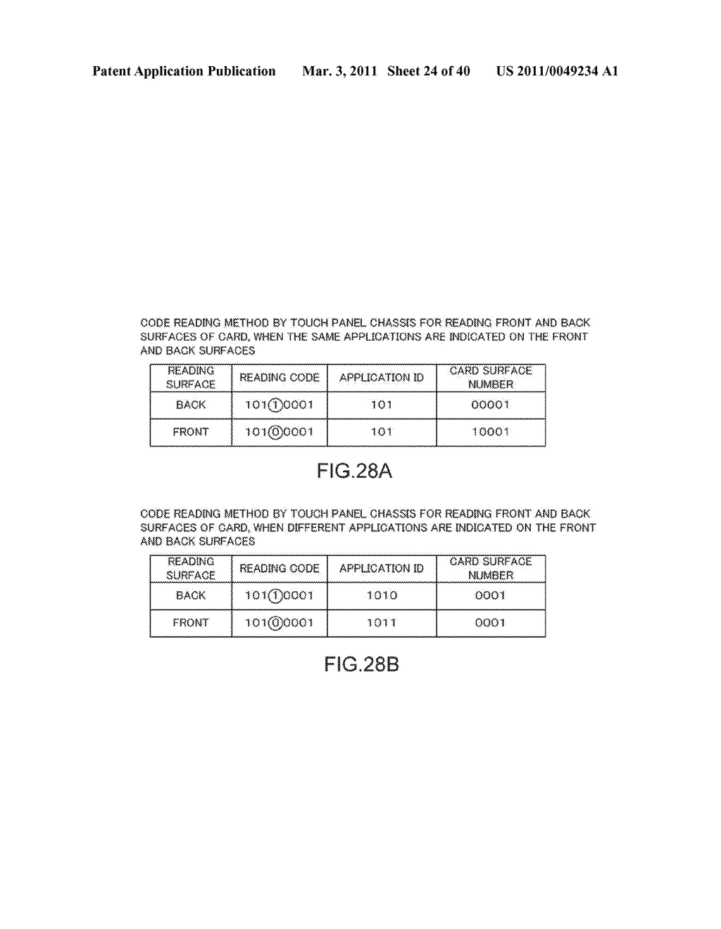 CARD SURFACE READING/INSTRUCTION EXECUTING METHOD - diagram, schematic, and image 25