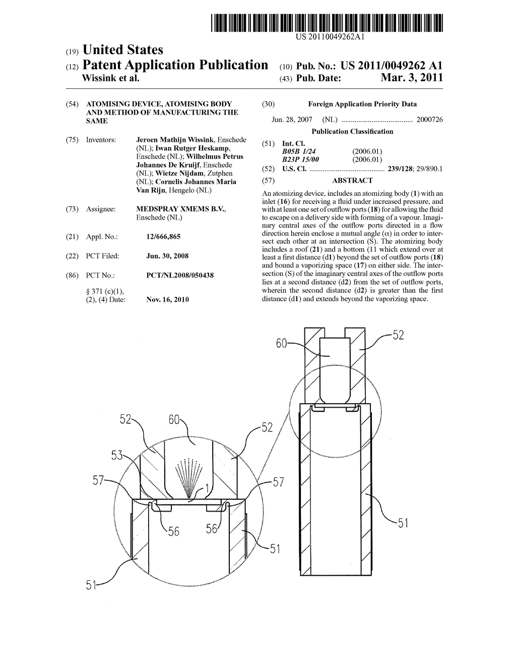 ATOMISING DEVICE, ATOMISING BODY AND METHOD OF MANUFACTURING THE SAME - diagram, schematic, and image 01