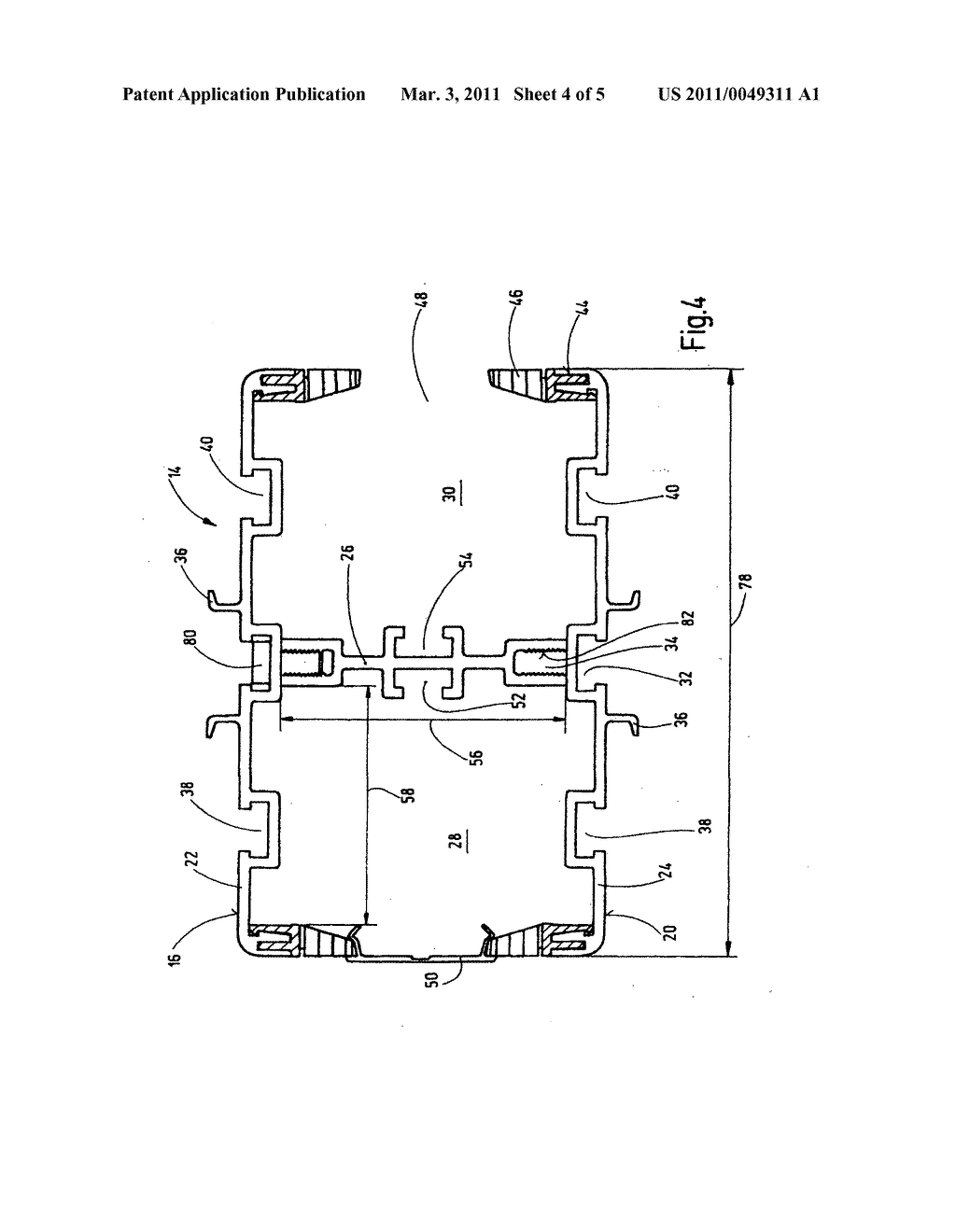 Device for fastening and electrically wiring a plurality of electrical units, particularly in a switching cabinet - diagram, schematic, and image 05