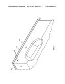 HINGE FOR TONNEAU COVER AND MOUNTING ASSEMBLY diagram and image