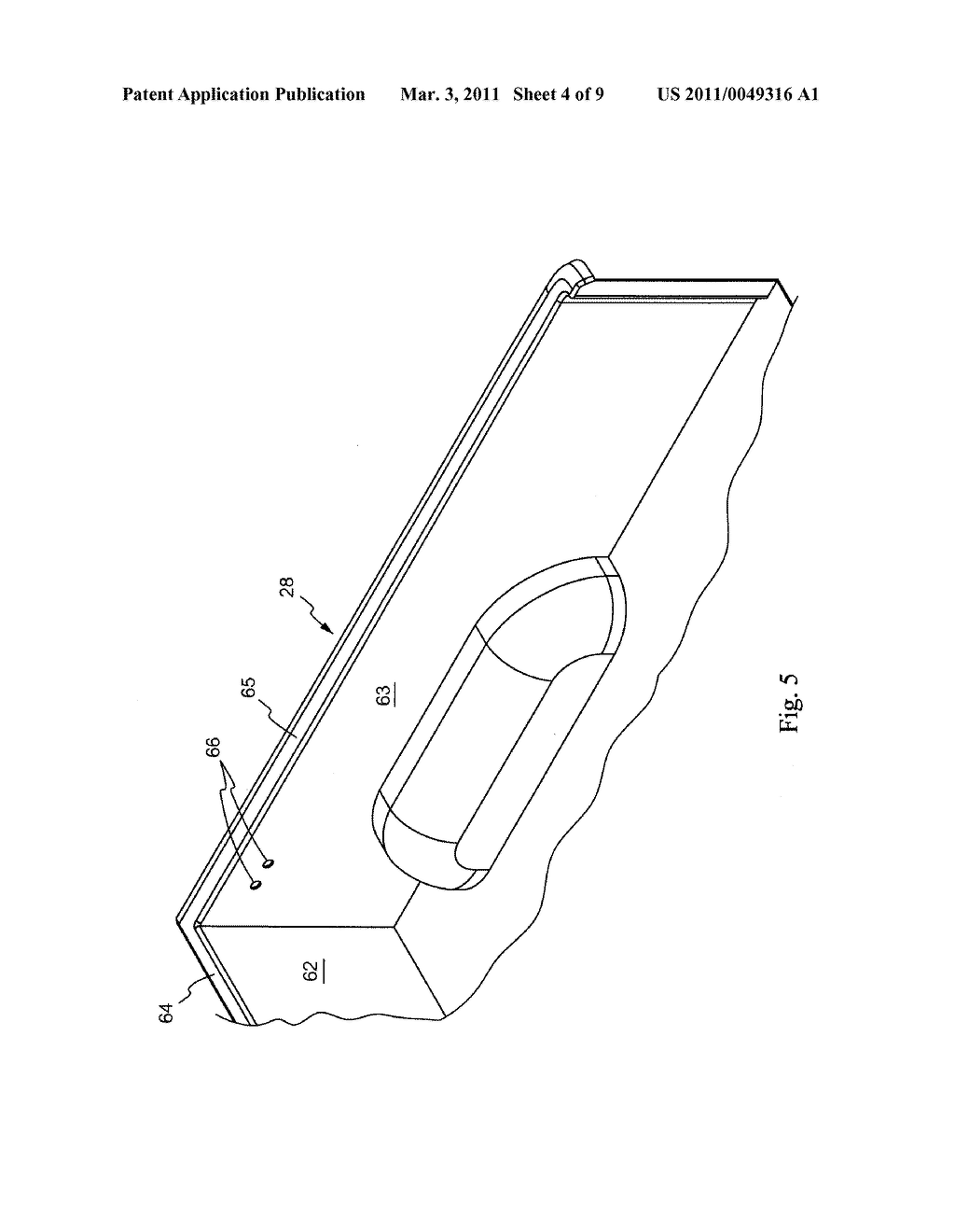HINGE FOR TONNEAU COVER AND MOUNTING ASSEMBLY - diagram, schematic, and image 05