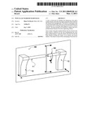 Wine glass marker/charm rack diagram and image