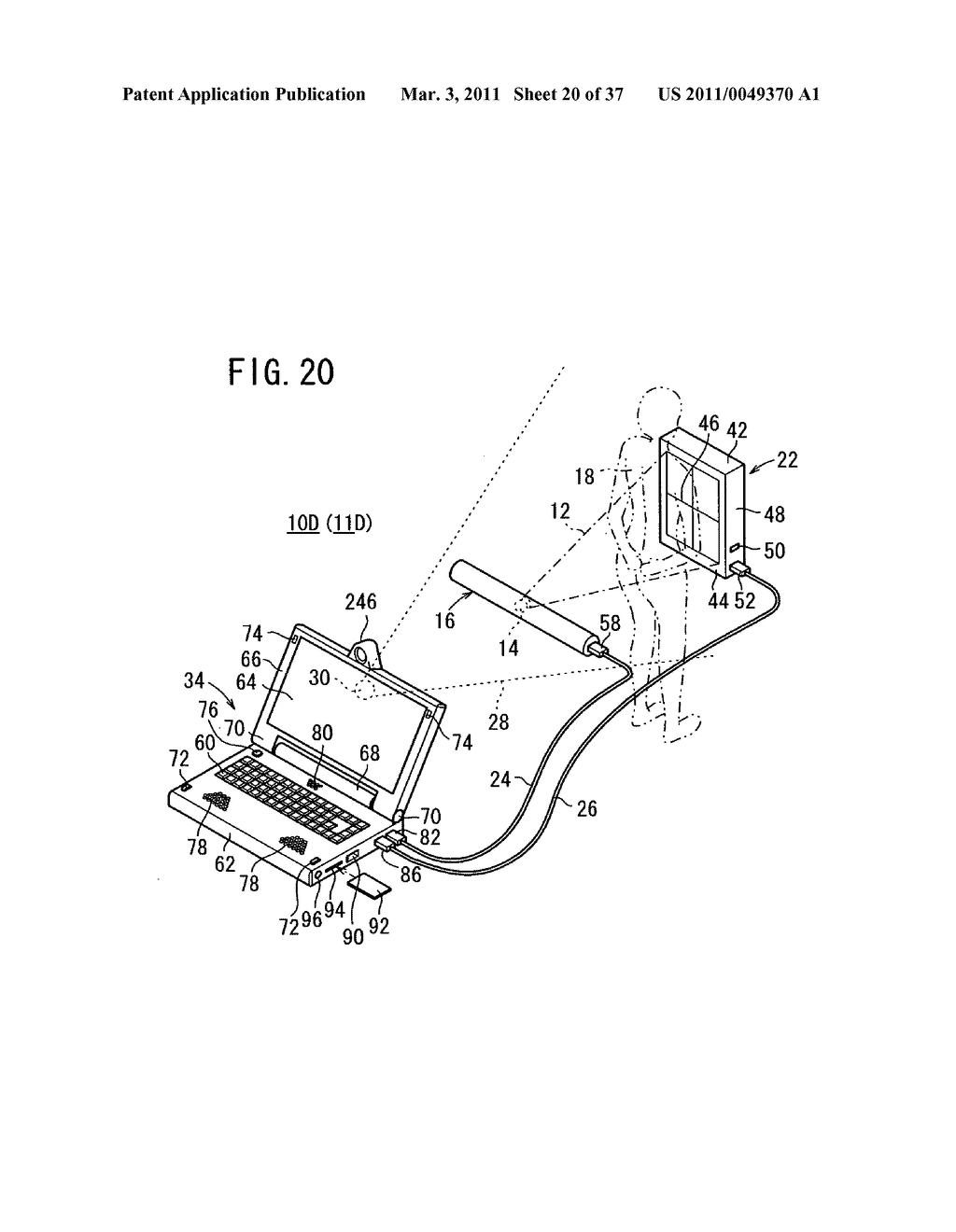 Radiographic image capturing apparatus, radiographic image capturing system, and radiographic image capturing method - diagram, schematic, and image 21