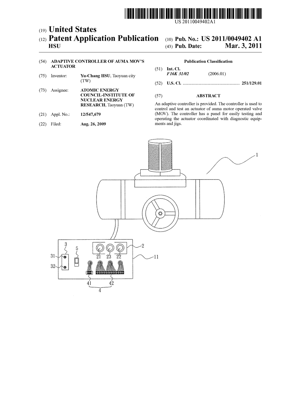 Adaptive Controller of Auma MOV's Actuator - diagram, schematic, and image 01