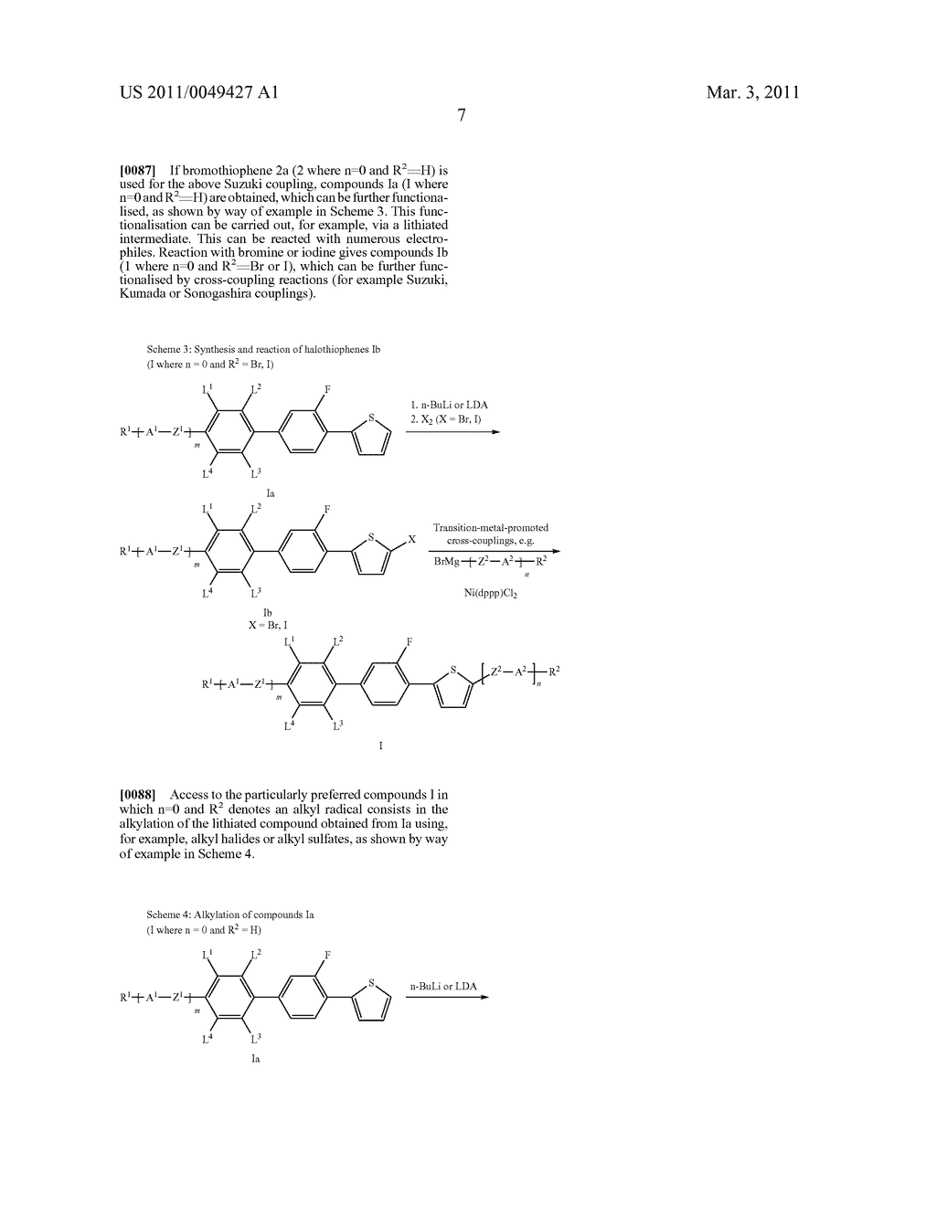 Thiophene derivatives, and LC media containing same - diagram, schematic, and image 08