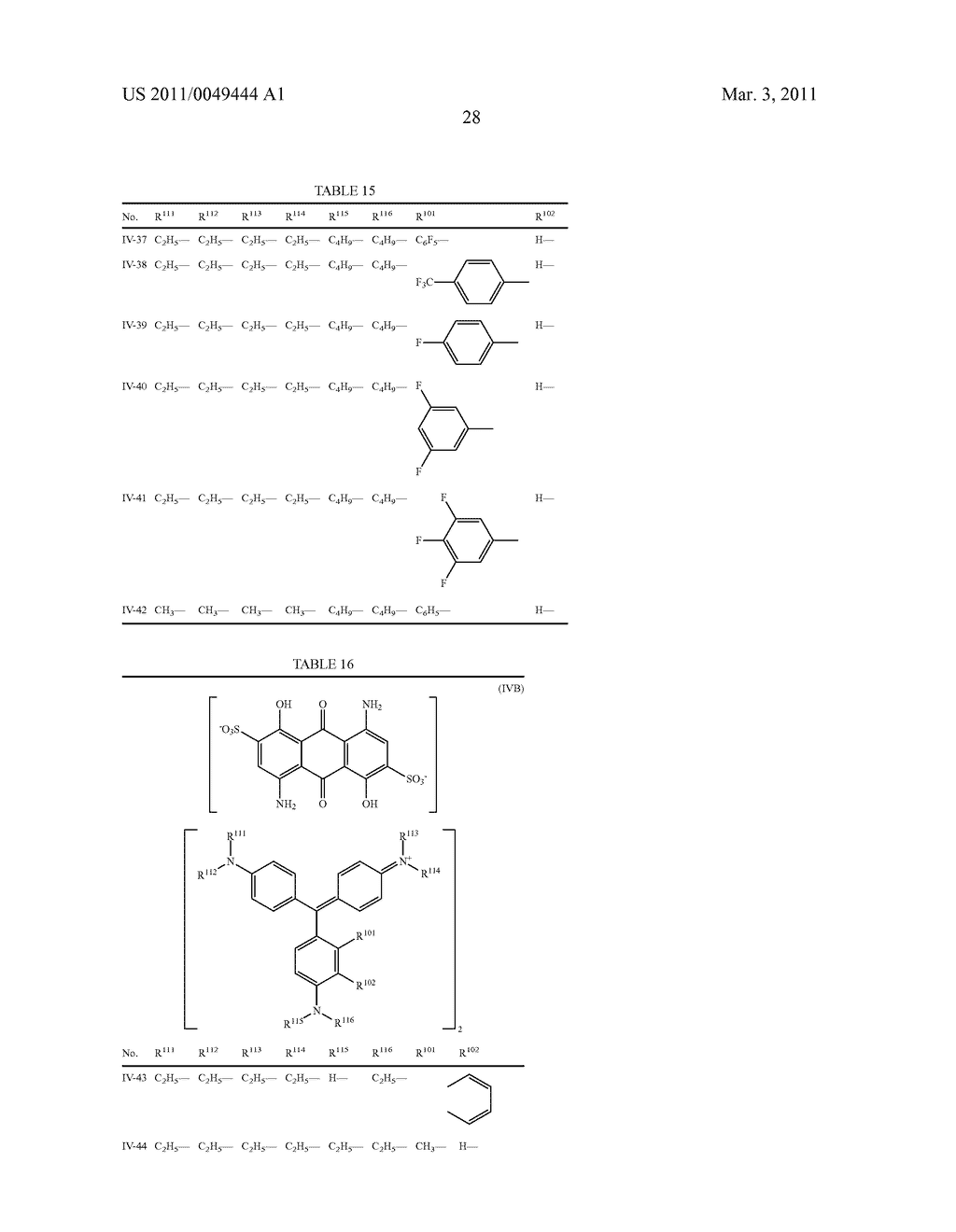 COLORED RESIN COMPOSITIONS FOR COLOR FILTER, COLOR FILTER, ORGANIC EL DISPLAY, AND LIQUID-CRYSTAL DISPLAY DEVICE - diagram, schematic, and image 31