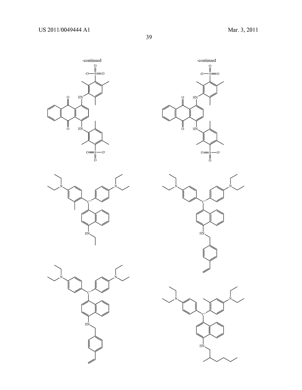 COLORED RESIN COMPOSITIONS FOR COLOR FILTER, COLOR FILTER, ORGANIC EL DISPLAY, AND LIQUID-CRYSTAL DISPLAY DEVICE - diagram, schematic, and image 42