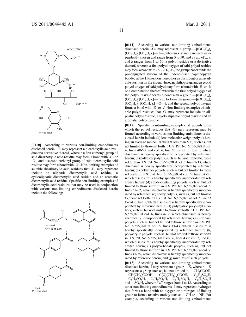 PHOTOCHROMIC MATERIALS HAVING EXTENDED PI-CONJUGATED SYSTEMS AND COMPOSITIONS AND ARTICLES INCLUDING THE SAME - diagram, schematic, and image 20