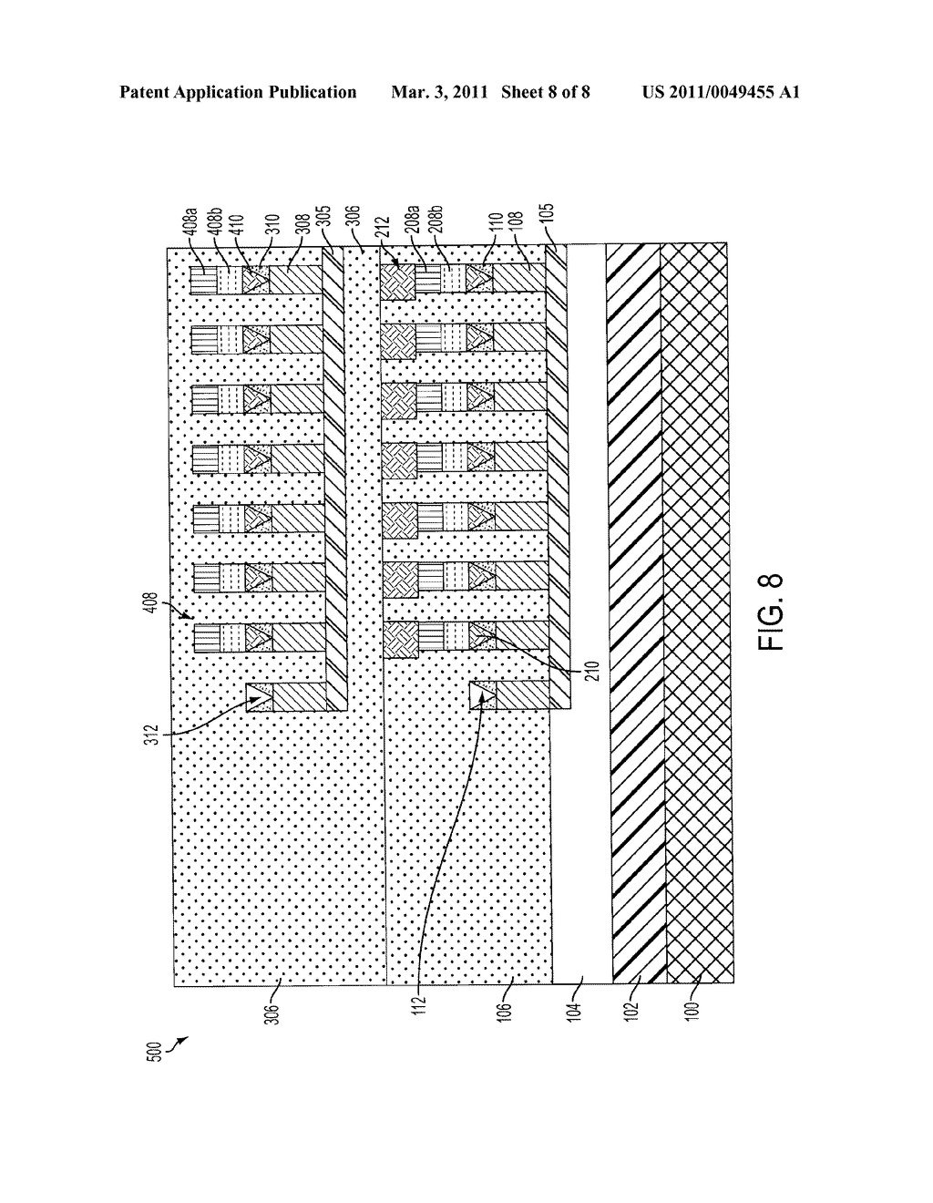 WAFER BONDED ACCESS DEVICE FOR MULTI-LAYER PHASE CHANGE MEMORY USING LOCK-AND-KEY ALIGNMENT - diagram, schematic, and image 09