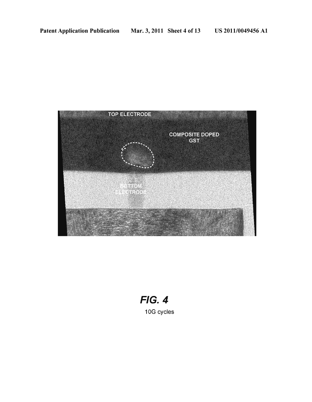 PHASE CHANGE STRUCTURE WITH COMPOSITE DOPING FOR PHASE CHANGE MEMORY - diagram, schematic, and image 05