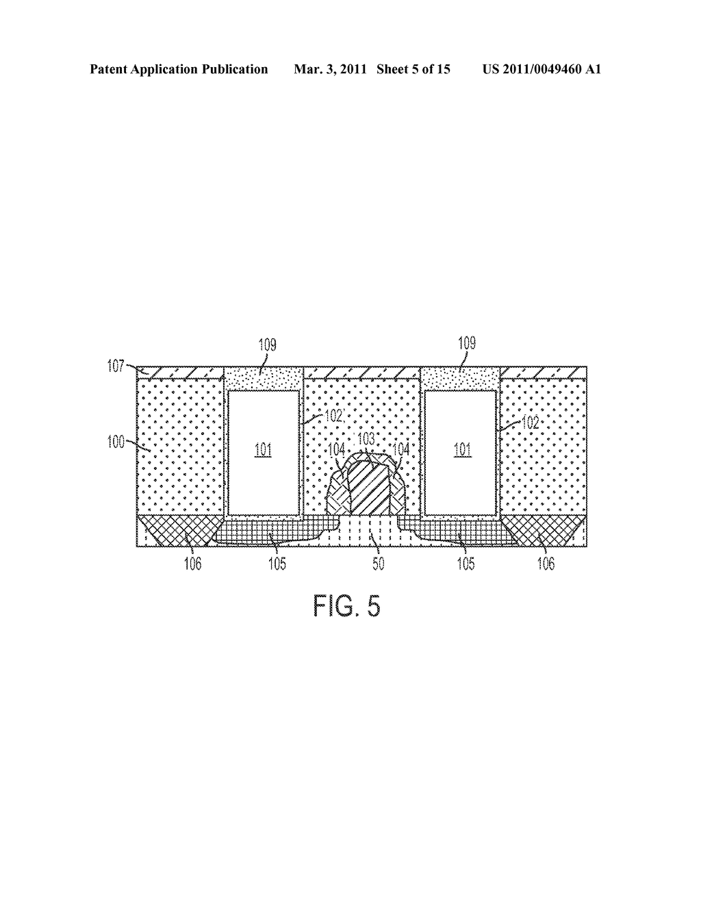 SINGLE MASK ADDER PHASE CHANGE MEMORY ELEMENT - diagram, schematic, and image 06