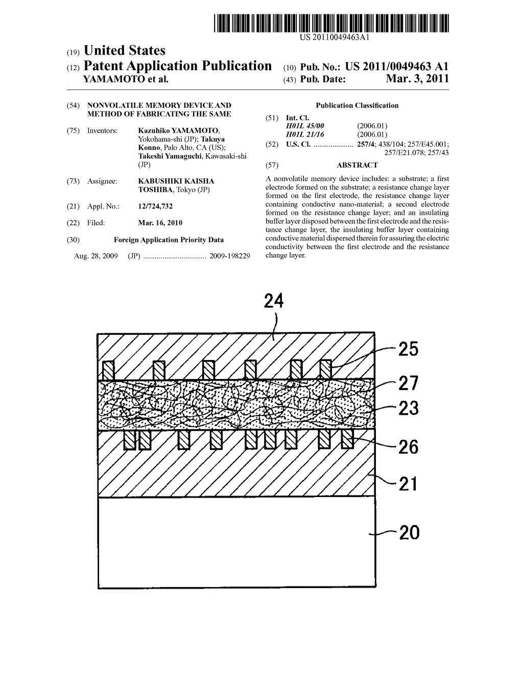 NONVOLATILE MEMORY DEVICE AND METHOD OF FABRICATING THE SAME - diagram, schematic, and image 01