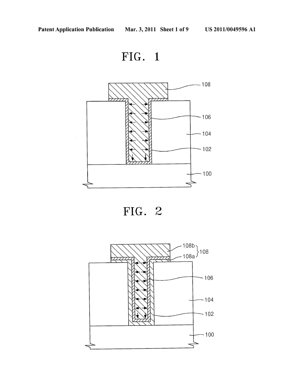 Semiconductor Device Having Impurity Doped Polycrystalline Layer Including Impurity Diffusion Prevention Layer and Dynamic Random Memory Device Including the Semiconductor Device - diagram, schematic, and image 02