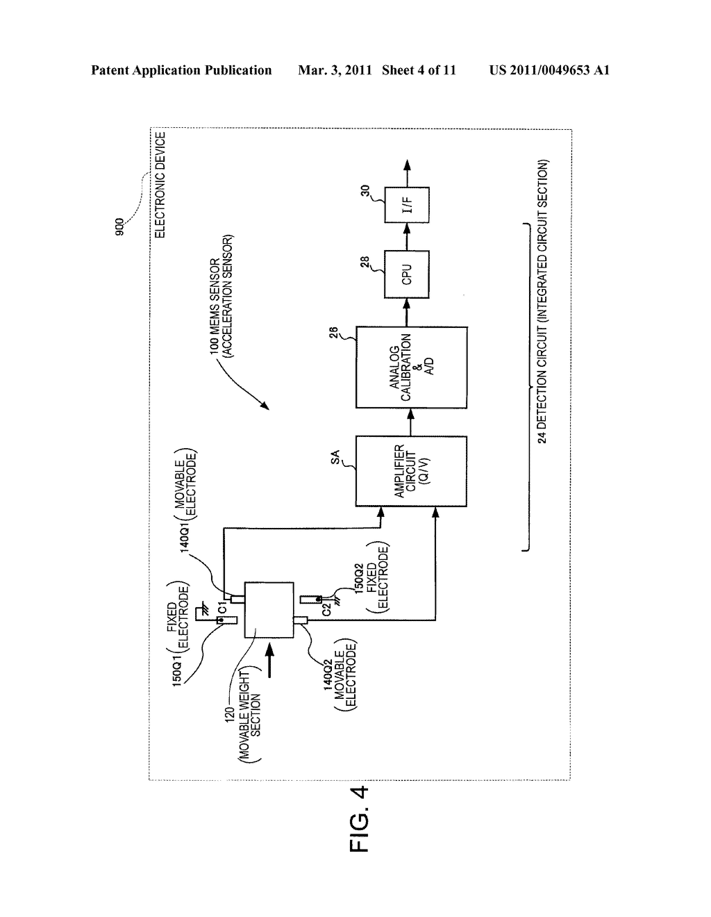 MEMS SENSOR, ELECTRONIC DEVICE, AND METHOD OF MANUFACTURING MEMS SENSOR - diagram, schematic, and image 05