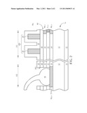 BONDING PAD STRUCTURE AND INTEGRATED CIRCUIT CHIP USING SUCH BONDING PAD STRUCTURE diagram and image