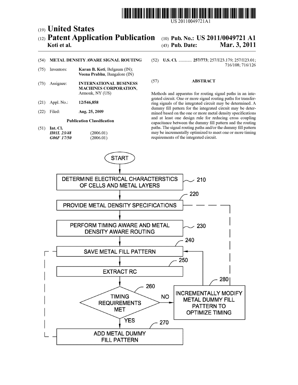 METAL DENSITY AWARE SIGNAL ROUTING - diagram, schematic, and image 01