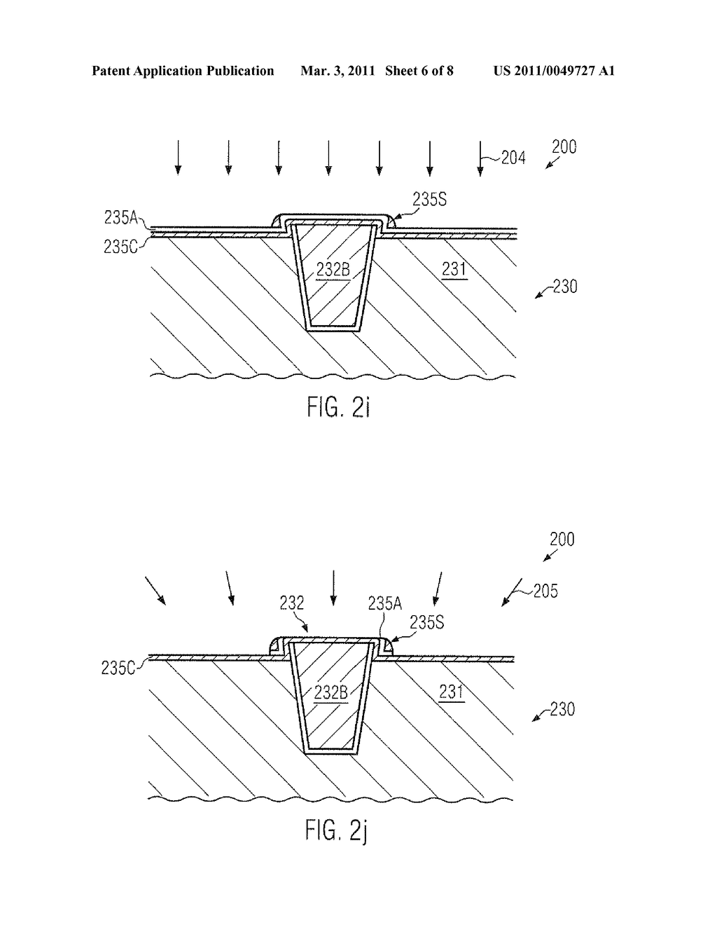 RECESSED INTERLAYER DIELECTRIC IN A METALLIZATION STRUCTURE OF A SEMICONDUCTOR DEVICE - diagram, schematic, and image 07