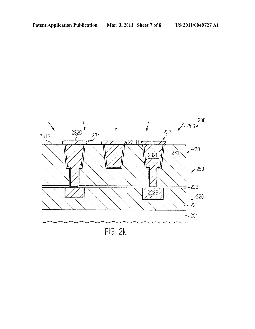 RECESSED INTERLAYER DIELECTRIC IN A METALLIZATION STRUCTURE OF A SEMICONDUCTOR DEVICE - diagram, schematic, and image 08