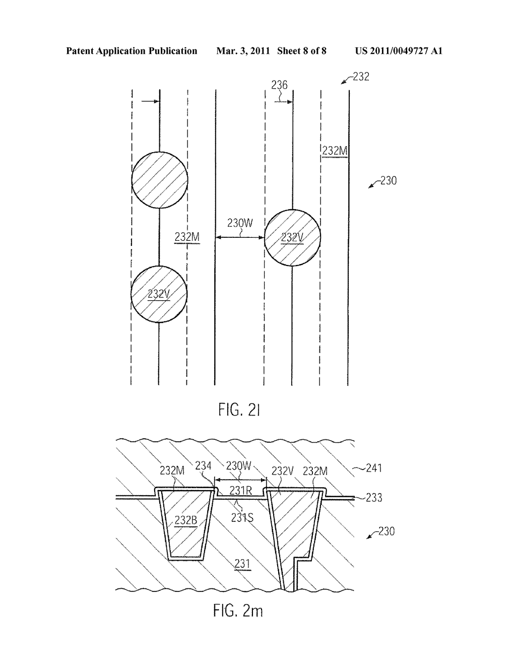 RECESSED INTERLAYER DIELECTRIC IN A METALLIZATION STRUCTURE OF A SEMICONDUCTOR DEVICE - diagram, schematic, and image 09