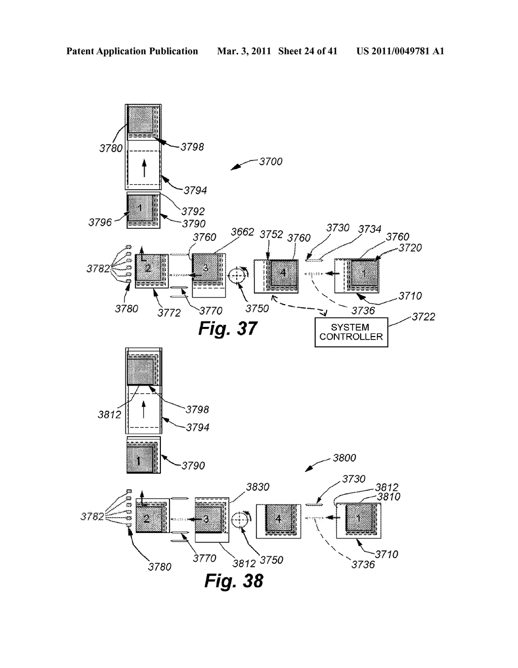 SYSTEM AND METHOD FOR INLINE CUTTING AND STACKING OF SHEETS FOR FORMATION OF BOOKS - diagram, schematic, and image 25