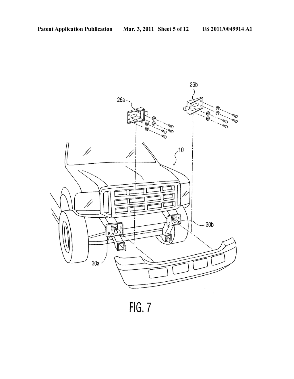 DEVICE FOR MOUNTING AN ACCESSORY ON A MOTOR VEHICLE - diagram, schematic, and image 06